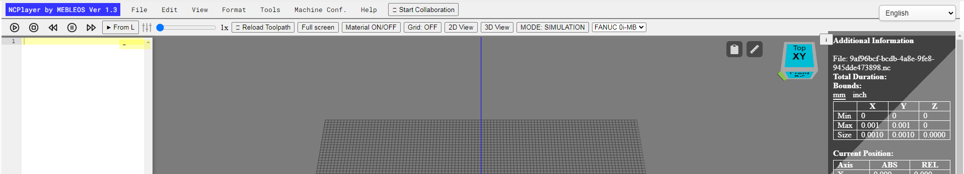 File → New NCPlayer